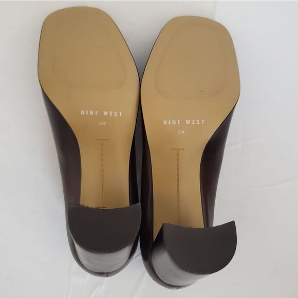 *Nine West Brown Stokeo Heels Sz.8 - Picture 4 of 9